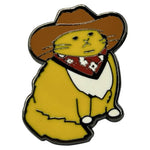 Retro Cowboy Cat Enamel Pin