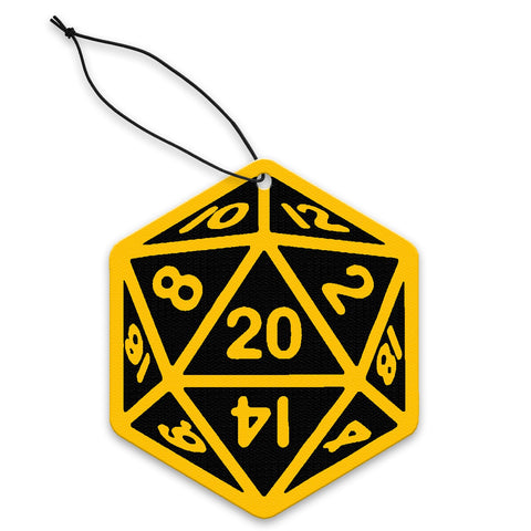 Dungeons and Dragons 20 Sided Die Air Freshener