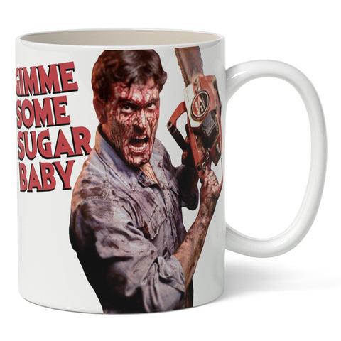 Evil Dead Ash 'Gimme Some Sugar' Mug