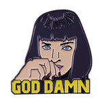 Mia Wallace "Pulp Fiction" Enamel Pin