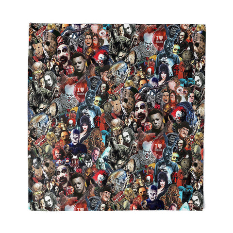 I Love Horror Characters Bandana - The Original Underground / theoriginalunderground.com