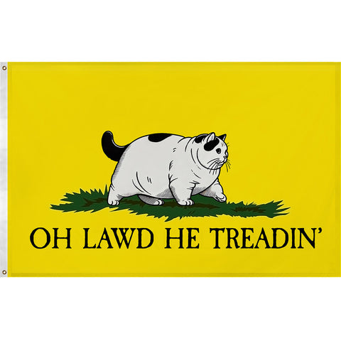 Oh Lawd He Treadin' Flag