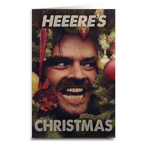 The Shining "Heeere's Christmas" Card - The Original Underground / theoriginalunderground.com