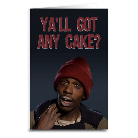 Tyrone Biggums Birthday Card - The Original Underground / theoriginalunderground.com