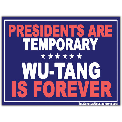 Wu-Tang is Forever Car Magnet - The Original Underground / theoriginalunderground.com