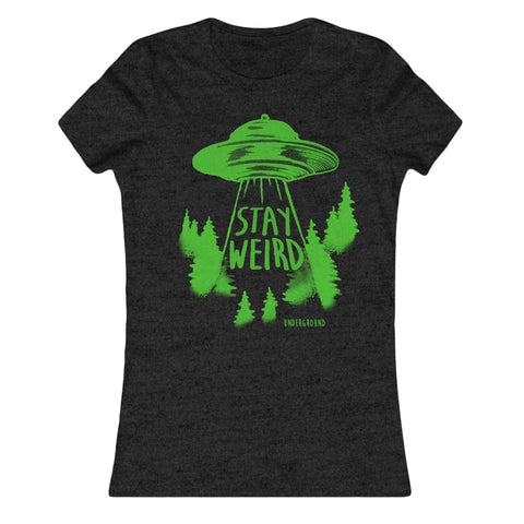 Black Stay Weird Girls Shirt - The Original Underground