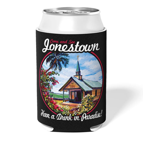 Come and See Jonestown Can Cooler - The Original Underground