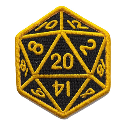 Dungeons & Dragons 20 Sided Die Patch - The Original Underground