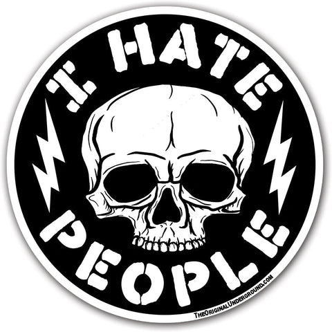 I Hate People Car Magnet - The Original Underground