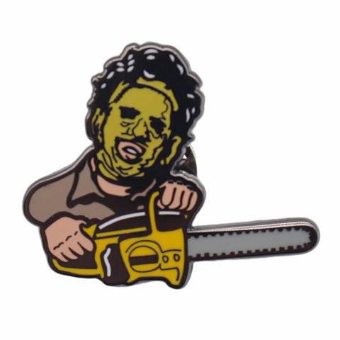 Leatherface "Texas Chainsaw" Enamel Pin - The Original Underground