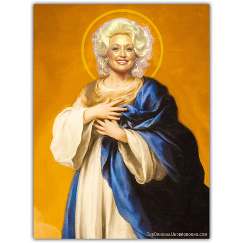 Saint Dolly Parton Car Magnet - The Original Underground