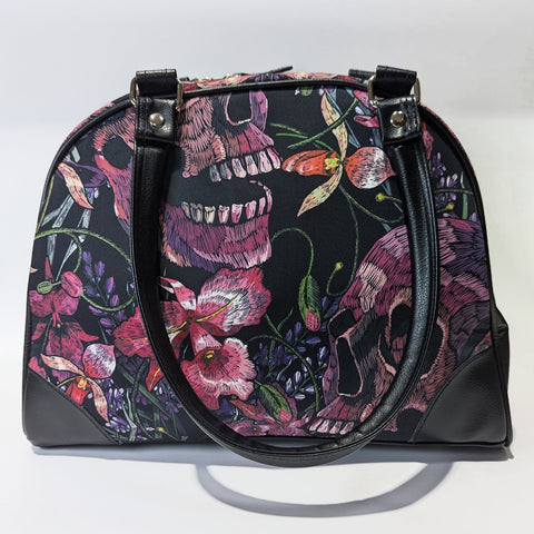 Skulls and Flowers Purse - The Original Underground