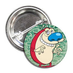 Stimpy "Ren and Stimpy" Button - The Original Underground