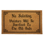 Violators Will Be Sacrificed Door Mat - The Original Underground