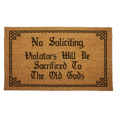 Violators Will Be Sacrificed Door Mat - The Original Underground