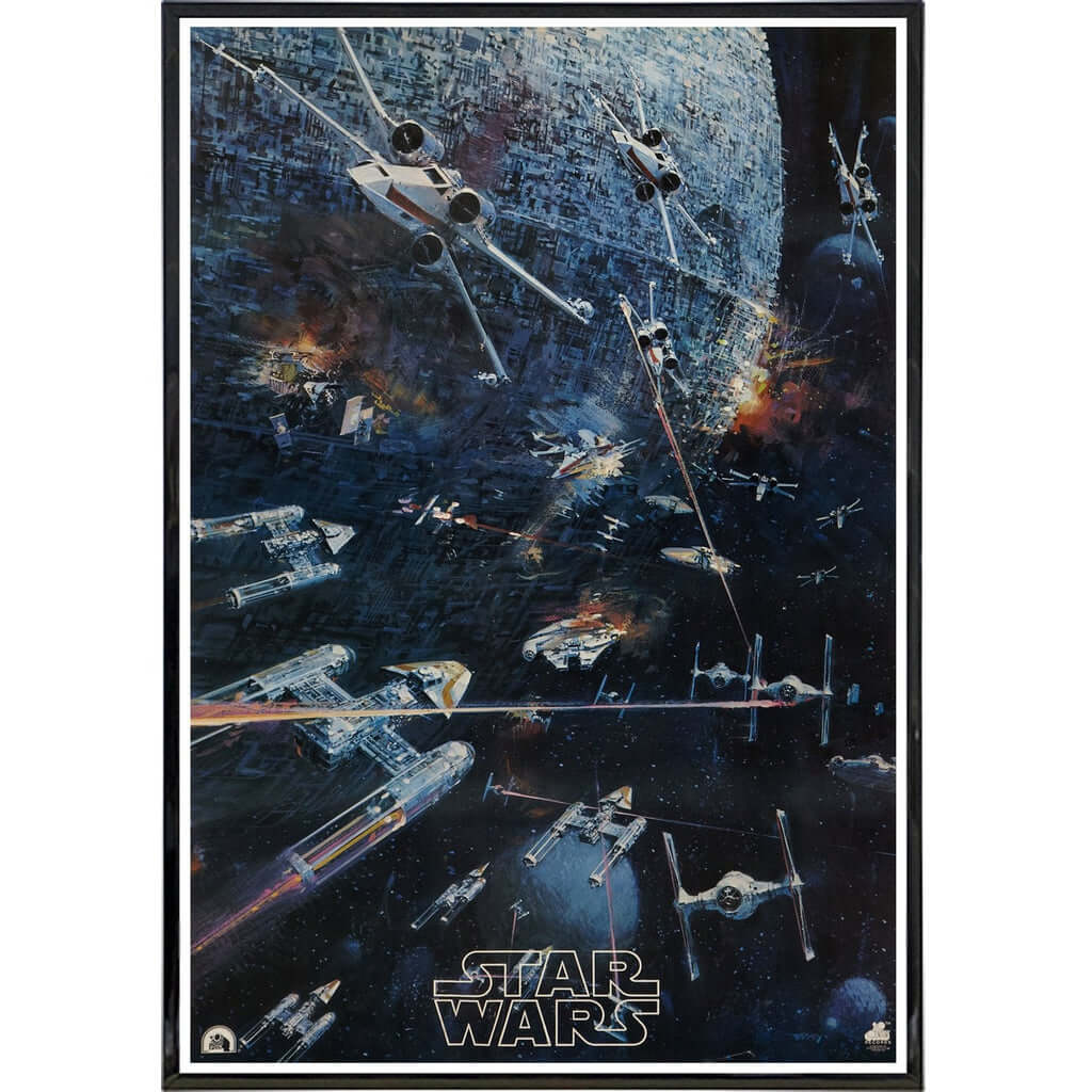 Poster print with frame Star Wars - Universe