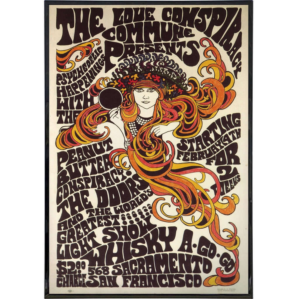 goedkoop slecht regiment The Doors "Whiskey a Go Go" 1967 Show Poster Print - The Original  Underground